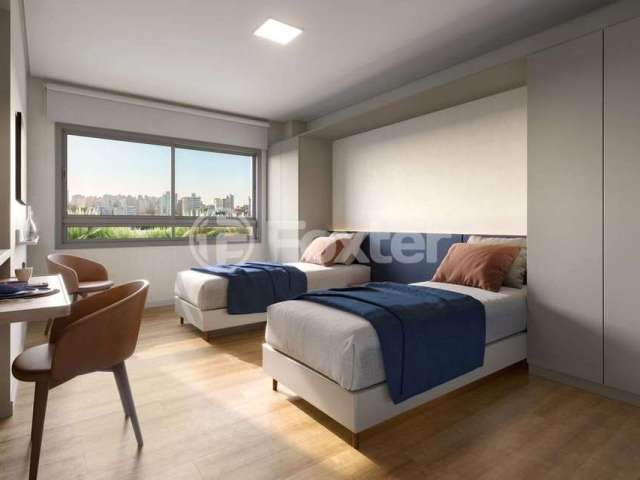 Flat com 1 quarto à venda na Avenida Ganzo, 66, Menino Deus, Porto Alegre, 32 m2 por R$ 690.563