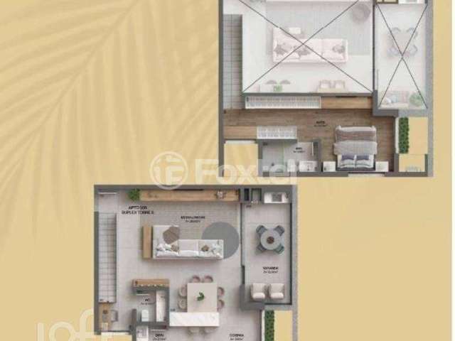 Apartamento com 1 quarto à venda na Estrada Haroldo Soares Glavan, 607, Cacupé, Florianópolis, 117 m2 por R$ 1.642.639