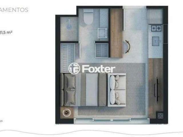 Loft com 1 quarto à venda na Rua Almirante Tamandaré, 150, Floresta, Porto Alegre, 23 m2 por R$ 379.000