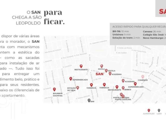 Apartamento com 3 quartos à venda na Rua São José, 215, São José, São Leopoldo, 92 m2 por R$ 786.000