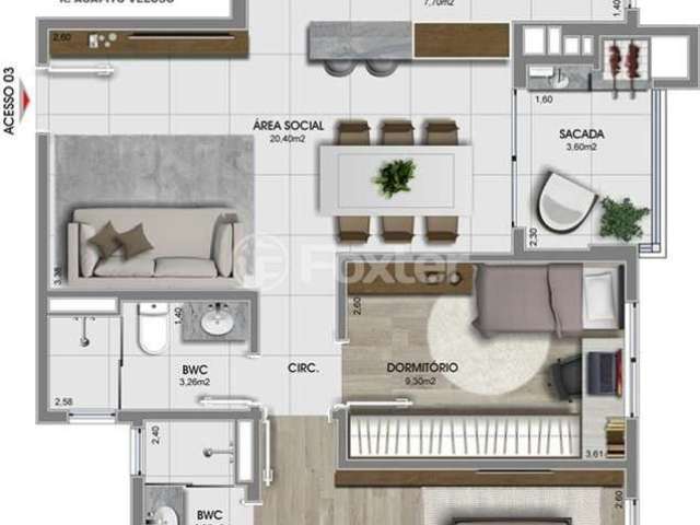 Apartamento com 2 quartos à venda na Rua Agapito Veloso, 10, Canto, Florianópolis, 70 m2 por R$ 841.000