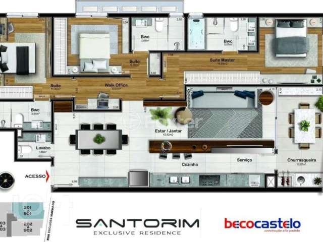 Apartamento com 3 quartos à venda na Rua Euclides Machado, 112, Canto, Florianópolis, 130 m2 por R$ 1.609.228