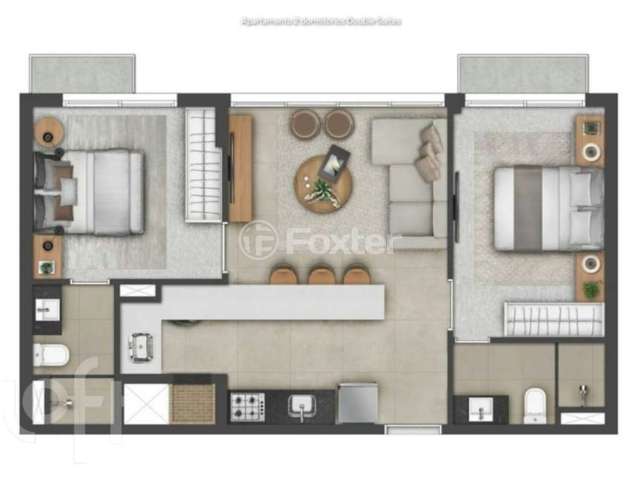 Apartamento com 2 quartos à venda na Rua José do Patrocínio, 527, Cidade Baixa, Porto Alegre, 60 m2 por R$ 799.000