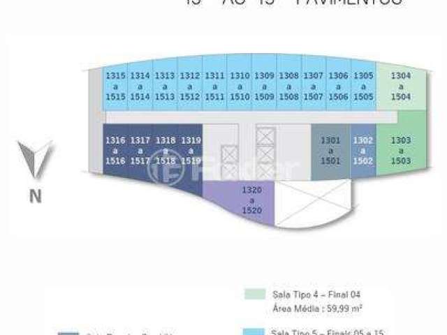 Sala comercial com 1 sala à venda na Avenida Padre Cacique, 2893, Praia de Belas, Porto Alegre, 34 m2 por R$ 760.000