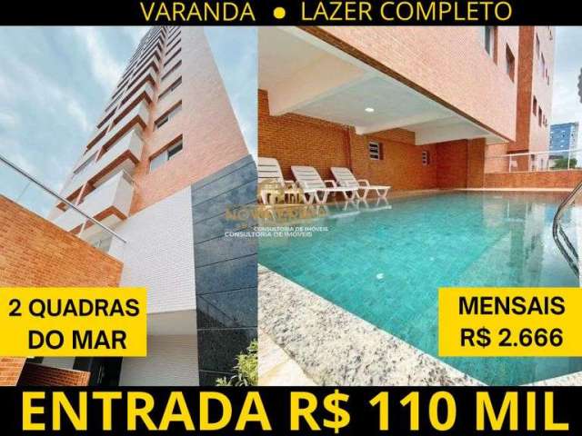 R$ 110 Mil De Entrada Pronto p/ Morar, 2 Dormts Lazer completo, 2.666 por Mês