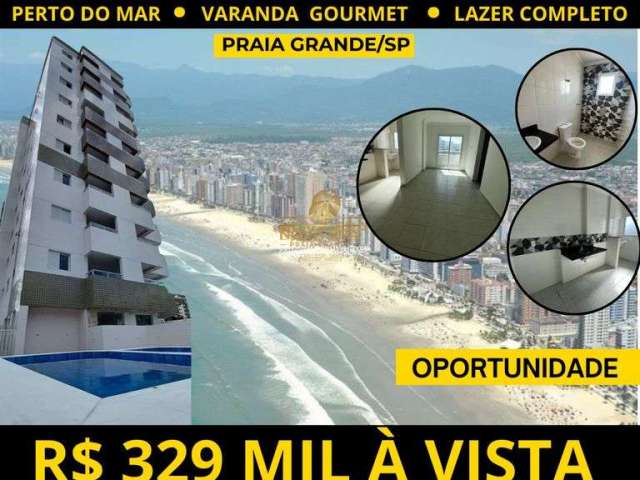 Pronto para Morar, 2dorm R$ 329 Mil , Varanda gourmet, lazer, pertinho da praia