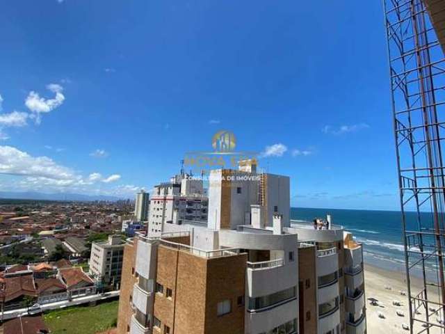 Frente mar!1 suíte com varanda gourmet lazer completo fino acabamento só 345 mil