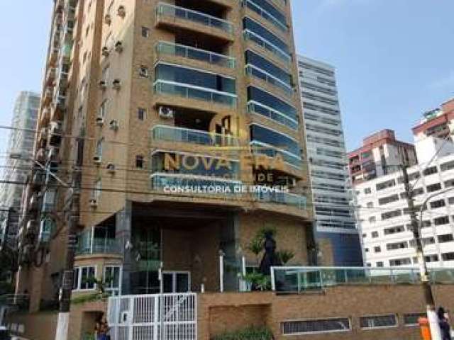 CANTO DO FORTE, PRÉDIO FRENTE MAR, 2 dorm, 1 suíte, 1 vaga, R$ 569 mil, ac banco