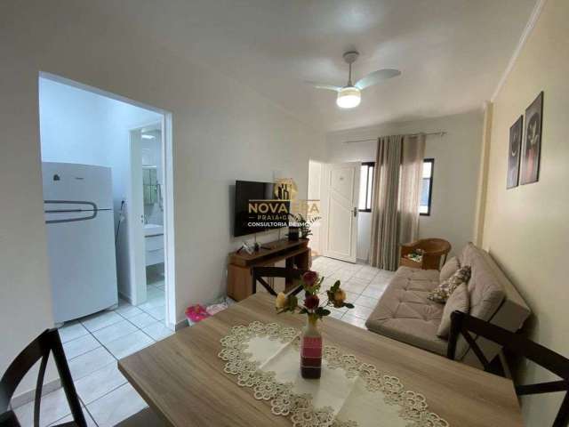 Execelente oportunidade na mirim!50 m² da praiaa,1dorm,piscina,elevador