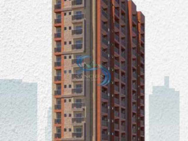 Apartamento com 1 quarto à venda na Avenida Presidente Kennedy, 15375, Boqueirão, Praia Grande, 38 m2 por R$ 270.000