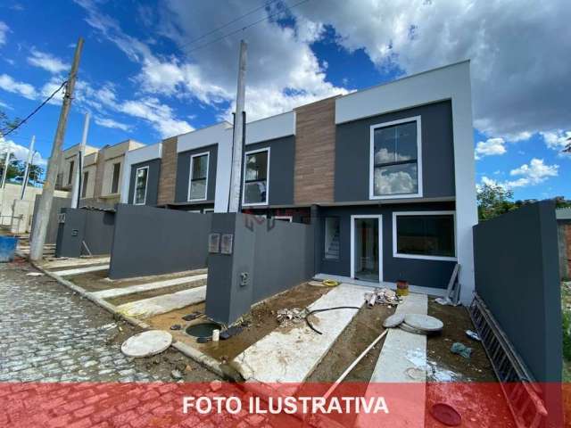 Casa Duplex em fase de construção Condomínio fechado Camila no Bairro  Santíssimo.