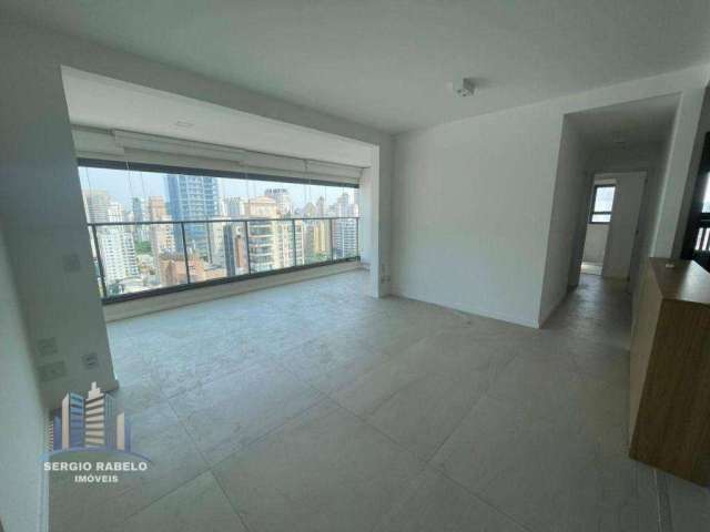 Apartamento com 2 dormitórios para alugar, 75 m² por R$ 11.034,00/mês - Moema Pássaros - São Paulo/SP