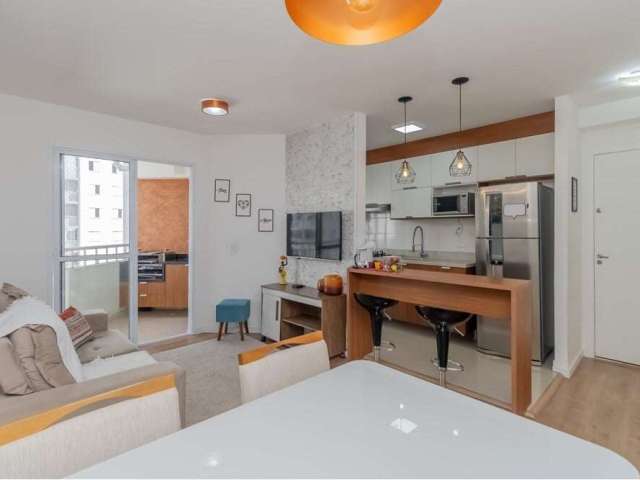 Apartamento com 2 quartos + 1 escritório, sacada com churraqueira, 66m², à venda em São Paulo, Vila Prudente