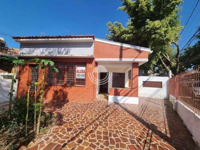 Casa de Rua para Alugar no bairro Jardim Planalto em Campinas. EXCELENTE LOCALIZAÇÃO.