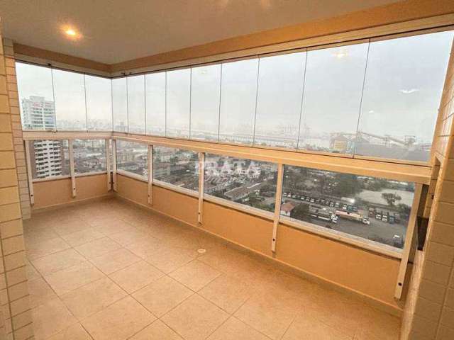 Apartamento com 3 quartos para alugar na Rua Dona Maria Máximo, Ponta da Praia, Santos, 92 m2 por R$ 5.000