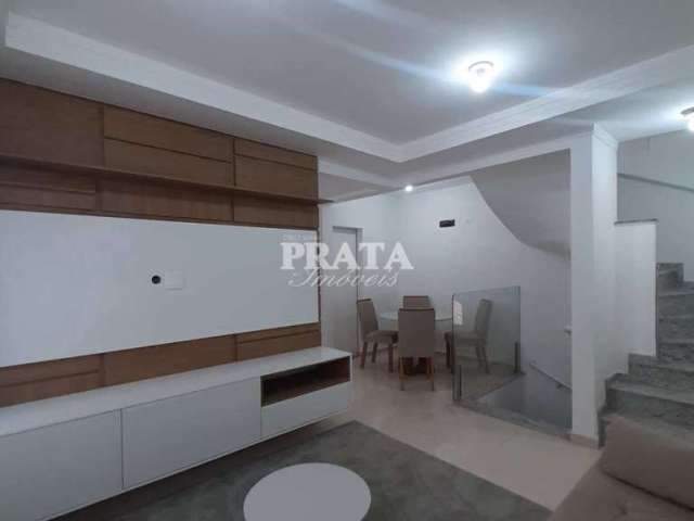 Casa em condomínio fechado à venda na Rua Visconde de Faria, Campo Grande, Santos, 102 m2 por R$ 690.000