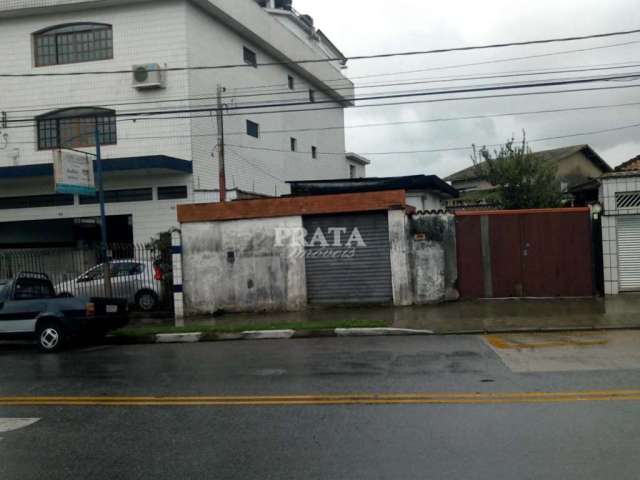 Terreno em condomínio fechado à venda na Avenida Nossa Senhora de Fátima, Chico de Paula, Santos, 300 m2 por R$ 800.000