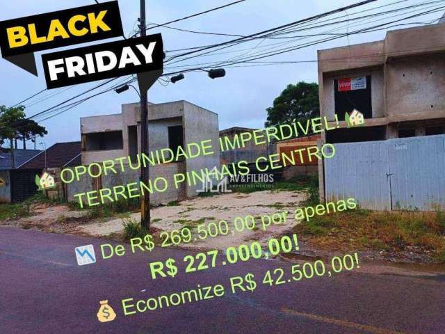 Terreno à venda, 156 m² por R$ 227.000,00 - Emiliano Perneta - Pinhais/PR