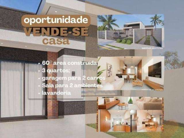 Casa com 3 dormitórios à venda, 60 m² por R$ 299.000,00 - Riviera - Matinhos/PR