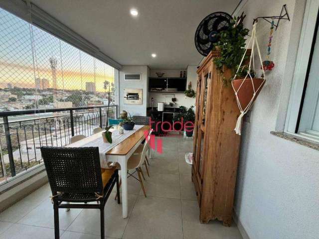 Apartamento à Venda de 03 Quartos no Bairro Ribeirânia em Ribeirão Preto com Sacada Gourmet.