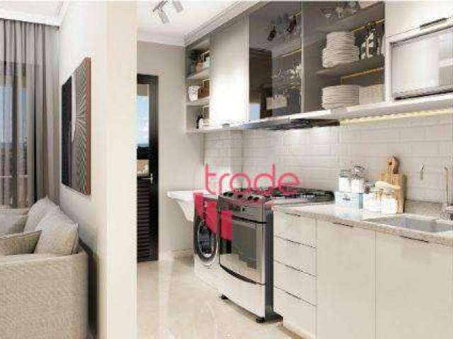 Apartamento à Venda de 02 Quartos no Bairro Ribeirânia em Ribeirão Preto com Sacada Gourmet.