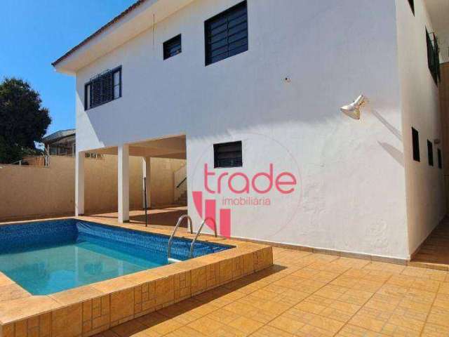 Casa Comercial à Venda de 04 Dormitórios no Jardim Sumaré em Ribeirão Preto com Piscina