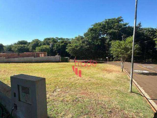 Terreno à Venda em Condomínio Fechado no Bairro Reserva Santa Luisa em Ribeirão Preto em Frente ao Lago.