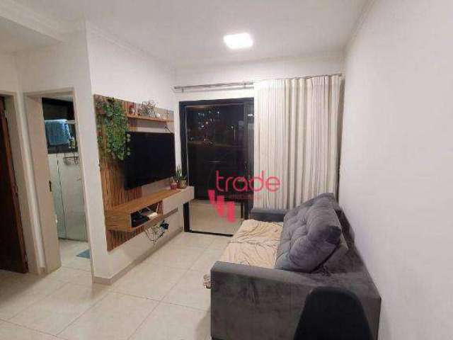 Apartamento à Venda de 01 Quarto no Bairro Vila do Golf em Ribeirão Preto com Sacada Gourmet.