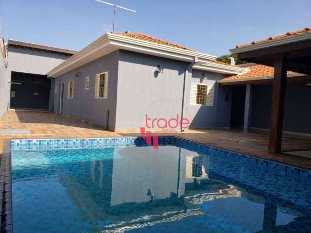 Casa para Vender de 03 Quartos no Bairro Parque Residencial Cândido Portinari em Ribeirão Preto com Piscina e Varanda Gourmet.