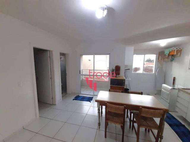 Apartamento para Vender de 01 Quarto no Bairro Vila Seixas em Ribeirão Preto com Sacada.