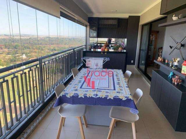 Apartamento à Venda de 03 Suítes no Bairro Vila do Golf em Ribeirão Preto com Sacada Gourmet.