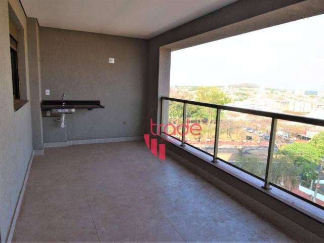 Apartamento à Venda com 02 Quartos no Jardim Paulista em Ribeirão Preto com Sacada Gourmet.