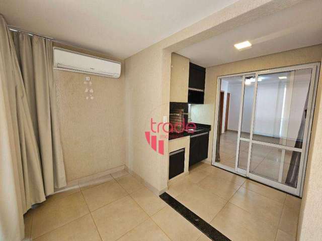 Apartamento para Alugar de 02 Suítes no Bairro Nova Aliança em Ribeirão Preto com Varanda Gourmet.