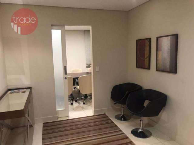 Sala Comercial Mobiliada à Venda no Bairro Alto da Boa Vista em Ribeirão Preto com Ar-condicionado.