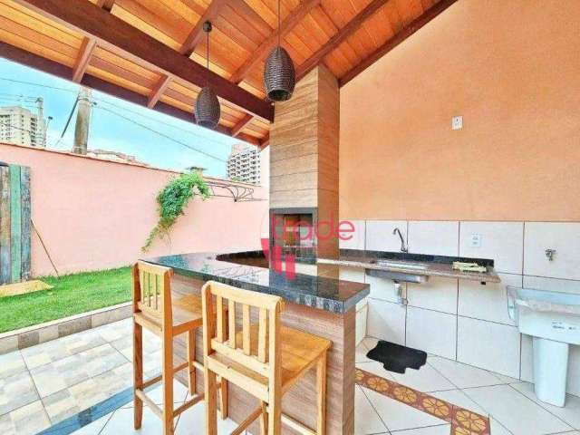 Casa para Alugar Mobiliada de 05 Quartos no Bairro Ribeirânia em Ribeirão Preto com Varanda Gourmet.