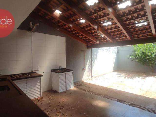 Casa para Vender com 03 Quartos no Jardim Piratininga em Ribeirão Preto com Varanda Gourmet.