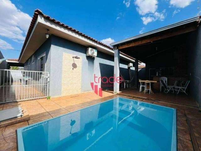 Casa para Alugar de 04 Quartos no Bairro Parque Residencial Lagoinha em Ribeirão preto com Piscina.