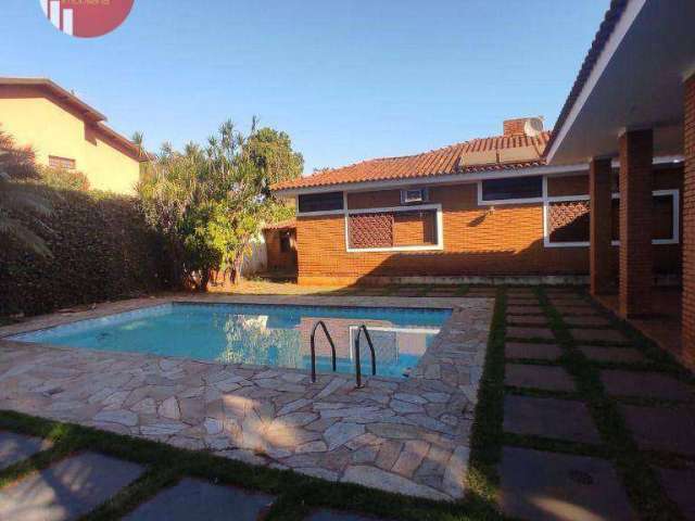 Casa Térrea para Alugar de 04 Suítes no Jardim Canadá em Ribeirão Preto com Piscina.