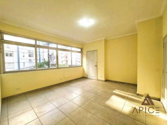 !OPORTUNIDADE - 02 QUADRAS DA PRAIA! APTO. PADRÃO com 133m² ÚTEIS - 03 DORM. sendo 01 SUÍTE - 03 BANHEIROS - 01 VAGA por R$ 645 MIL - GONZAGA/CANAL 3