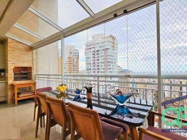 !!!OPORTUNIDADE!!! MARAVILHOSA COBERTURA DUPLEX com 225m² ÚTEIS - MOBILIADA - 03 SUÍTES - VRD. GOURMET - 03 VAGAS - PISCINA - CHURRASQUEIRA - GONZAGA