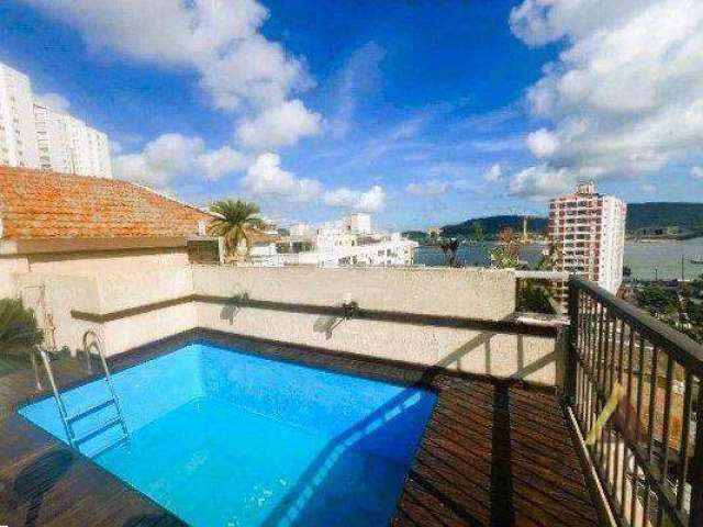 Cobertura à venda, 270 m² por R$ 1.649.000,00 - Ponta da Praia - Santos/SP