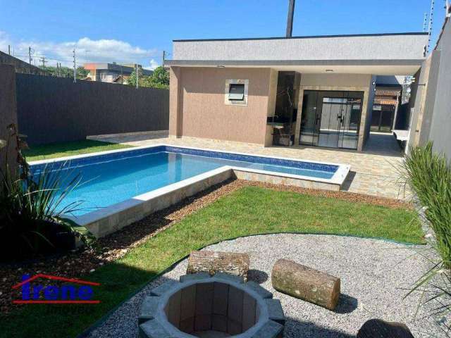 Casa nova com 3 dormitórios à venda, 92 m² por R$ 600.000 - Jardim Regina - Itanhaém/SP