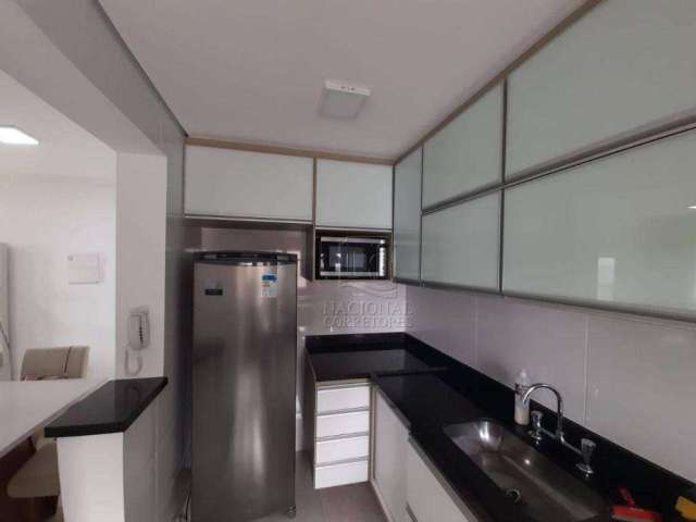 Apartamento com 2 dormitórios para alugar, 59 m² por R$ 3.935,00/mês - Parque das Nações - Santo André/SP