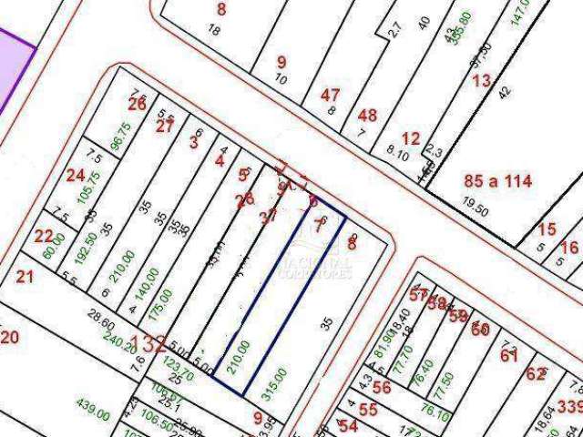 Terreno para alugar, 210 m² por R$ 3.393,00/mês - Centro - Santo André/SP