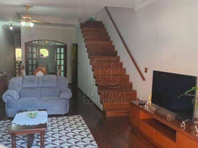 Sobrado com 4 dormitórios para alugar, 359 m² por R$ 8.580,00/mês - Vila Valparaíso - Santo André/SP