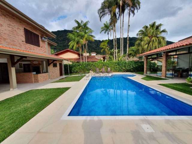 Casa em condomínio fechado com 6 quartos à venda na Rua Juriti, n 300, Praia da Lagoinha, Ubatuba, 361 m2 por R$ 2.800.000