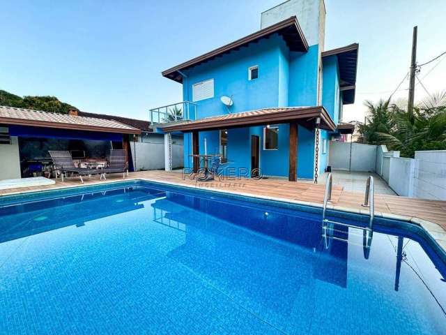 Casa em condomínio fechado com 3 quartos à venda na Rua das Rosas, sn, Praia da Lagoinha, Ubatuba, 165 m2 por R$ 1.500.000