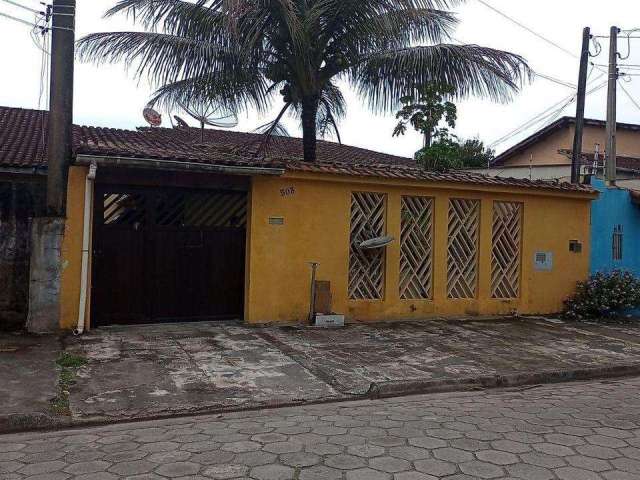 Casa para Venda em Itanhaém, Corumbá, 2 dormitórios, 1 suíte, 1 banheiro, 2 vagas