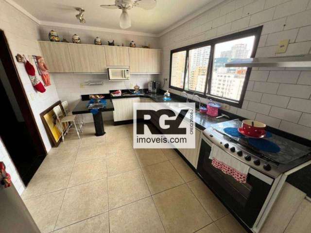 Cobertura com 4 dormitórios, 265 m² - venda por R$ 2.500.000,00 ou aluguel por R$ 10.000,02/mês - Vila Belmiro - Santos/SP