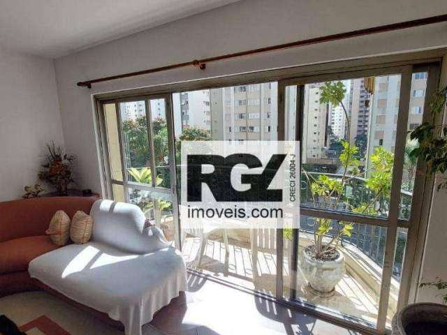 Apartamento 158m² 4 dormitórios 2 vagas Moema